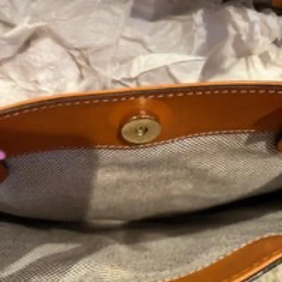 NWOT Dooney and Bourke | Flynn Patent Leather Shoulder Bag - Picture 9 of 13